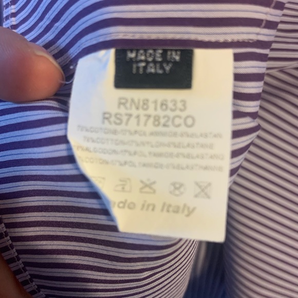 Kenneth Cole New York Striped Dress Shirt - Picture 7 of 7